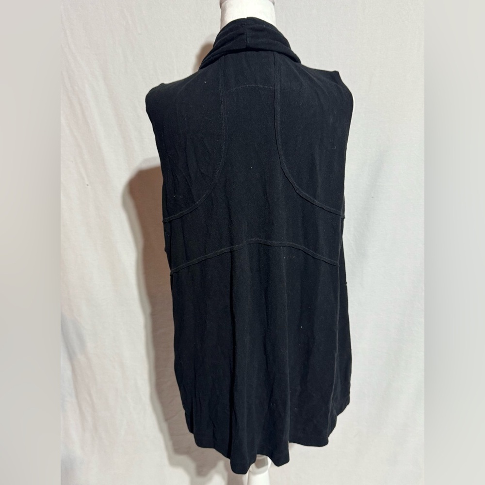 Calvin Klein Performance Black Draped Sweater Vest Size L - Picture 4 of 7